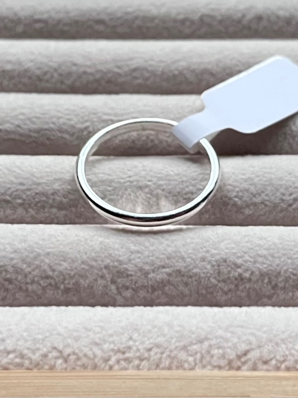 R142 | Solid Sterling Silver Plain Stacker Ring